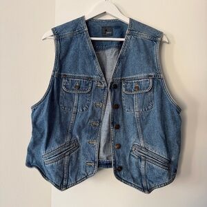 Vintage Liz Wear Denim Vest